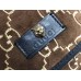 Gucci Brown Medium GG Velvet Backpack