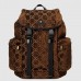 Gucci Brown Medium GG Velvet Backpack