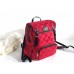 Gucci Red Small GG Velvet Backpack