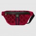 Gucci Red GG Velvet Belt Bag