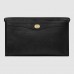 Gucci Black Portfolio Pouch Bag With Interlocking G