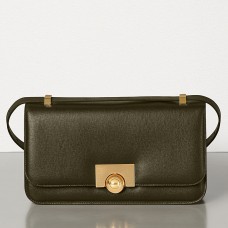 Bottega Veneta BV Classic Bag In Khaki Leather