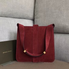 Bottega Veneta Marie Bag In Bordeaux Suede Leather