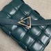 Bottega Veneta Padded Cassette Bag In Green Calfskin