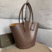 Bottega Veneta Medium Basket Tote In Chocolate Calfskin