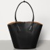 Bottega Veneta Medium Basket Tote In Black Calfskin