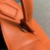 Bottega Veneta Medium Basket Tote In Orange Calfskin