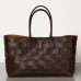 Bottega Veneta Medium Tote In Fondente Maxi Intreccio