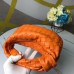Bottega Veneta Mini BV Jodie Bag In Orange Woven Leather