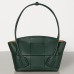 Bottega Veneta Small Arco 33 Bag In Green Grained Calfskin