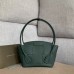 Bottega Veneta Small Arco 33 Bag In Green Grained Calfskin