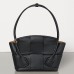 Bottega Veneta Small Arco 33 Bag In Black Grained Calfskin