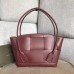 Bottega Veneta Arco 48 Intrecciato Bag In Bordeaux Calfskin