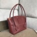 Bottega Veneta Arco 48 Intrecciato Bag In Bordeaux Calfskin