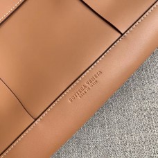 Bottega Veneta Arco 56 Bag In Tan French Calfskin