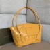 Bottega Veneta Medium Arco Slouch Bag In Ocra Paper Calfskin