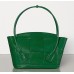 Bottega Veneta Medium Arco Slouch Bag In Green Paper Calfskin