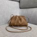 Bottega Veneta The Pouch 20 Clutch In Brown Calfskin