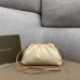 Bottega Veneta The Pouch 20 Clutch In Beige Craquele Leather