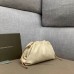 Bottega Veneta The Pouch 20 Clutch In Beige Craquele Leather