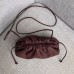 Bottega Veneta The Pouch 20 Clutch In Bordeaux Calfskin