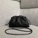 Bottega Veneta The Pouch 20 Clutch In Black Calfskin