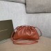 Bottega Veneta The Pouch 20 Clutch In Rust Calfskin