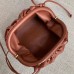 Bottega Veneta The Pouch 20 Clutch In Rust Calfskin