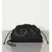 Bottega Veneta The Pouch 20 Clutch In Black Intrecciato Lambskin