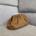 Bottega Veneta The Pouch Clutch In Camel Calfskin