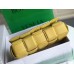 Bottega Veneta Chain Cassette Bag In Yellow Calfskin