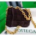 Bottega Veneta Chain Cassette Bag In Fondant Suede