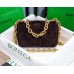 Bottega Veneta Chain Cassette Bag In Fondant Suede