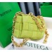 Bottega Veneta Chain Cassette Bag In Kiwi Suede