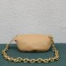 Bottega Veneta The Chain Pouch Belt Bag In Almond Nappa