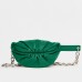 Bottega Veneta The Chain Pouch Belt Bag In Green Nappa