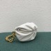 Bottega Veneta The Chain Pouch Belt Bag In White Nappa