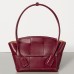 Bottega Veneta Arco 33 Intrecciato Bag In Bordeaux Calfskin