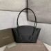 Bottega Veneta Arco 33 Bag In Black Grainy Calfskin