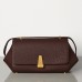 Bottega Veneta Small BV Angle Bag In Burgundy Palmellato