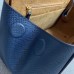 Bottega Veneta Small BV Angle Bag In Deep Blue Palmellato