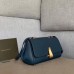 Bottega Veneta Small BV Angle Bag In Deep Blue Palmellato