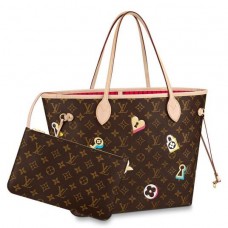 Louis Vuitton Neverfull MM Bag Monogram Flowers M44364