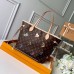 Louis Vuitton Neverfull MM Bag Monogram Flowers M44364