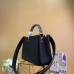 Louis Vuitton Black Capucines PM Bag With Braided Handle M55083