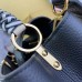 Louis Vuitton Black Capucines PM Bag With Braided Handle M55083