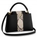 Louis Vuitton Capucines PM Bag Python Stripe N94566