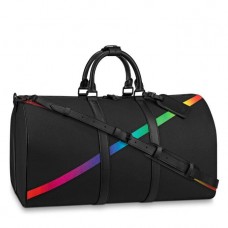 Louis Vuitton Keepall Bandouliere 50 Taiga Rainbow M30345