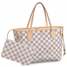 Louis Vuitton Neverfull PM Bag Damier Azur N41362