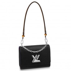 Louis Vuitton Twist MM Bag Black Epi Leather M53885